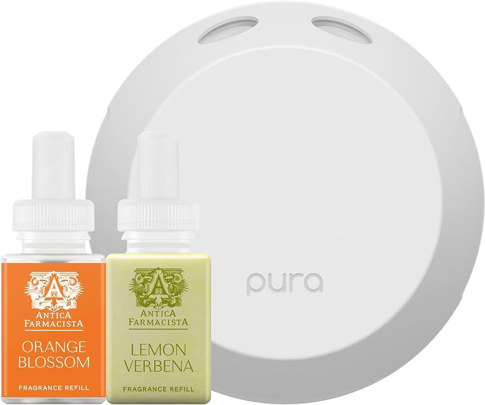 Pura Smart Home Fragrance Device Starter Set - Pura 4 - Scent Diffuser for Home - Includes Fragra... | Amazon (US)