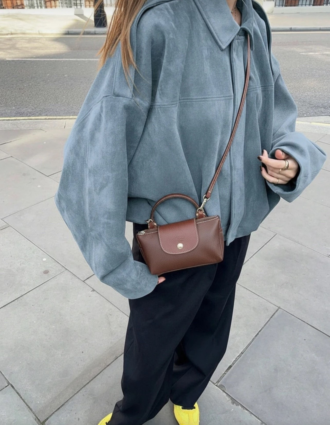 Women's Regular Faux Suede Long Sleeve Single-Breasted Loose Casual Jacket, Suitable For Spring Wear Women's Pocket Metal Button in sky blue.
Comes in 9 colors.
Size XS-XL

#LTKFindsUnder50