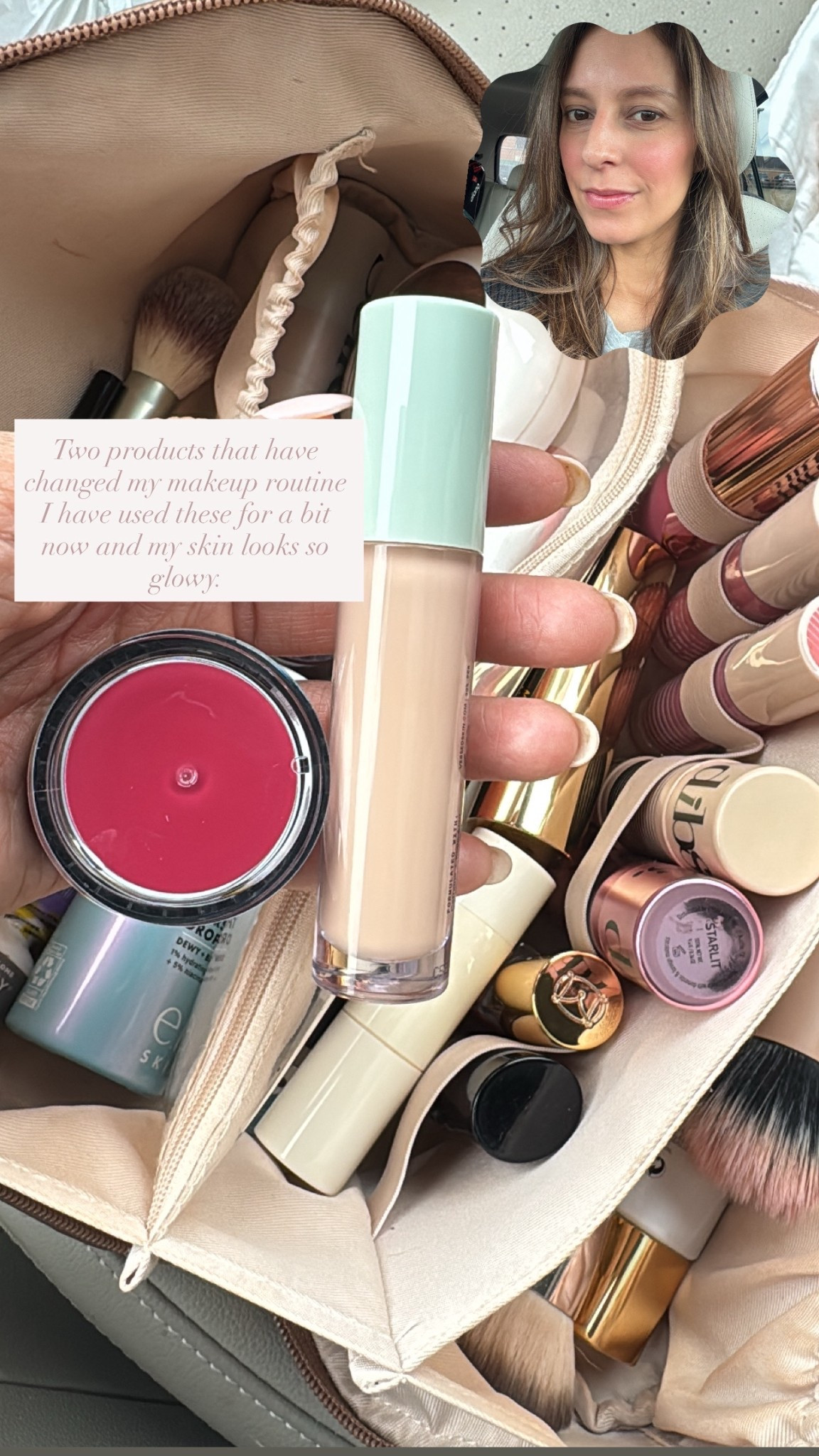 Two makeup products that have changed the look of my skin in my makeup routine 
This eye concealer is a game changer. It doesn’t make my eye creases look worse and it has a serum in it. 

This balm is GORGEOUS. But a little goes a long way. Blend well! Balm color is Caribbean. 

Balm blush, concealer, serum, makeup, makeup routine

#LTKgrwm #LTKootd #LTKdayinmylife