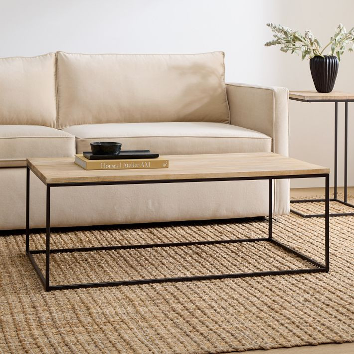 Streamline Rectangle Coffee Table (44"–52") | West Elm (US)