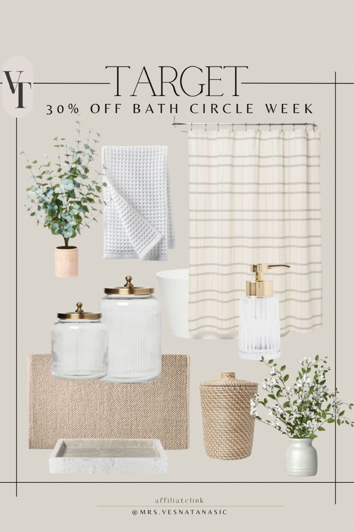 30% off BATH at Target during Target Circle Week! @targetstyle #targethome #target #targetbath #circleweek

Target home, Target style, Target home decor, Target bath, Target circle week, 

#LTKhome #LTKxTarget #LTKsalealert
