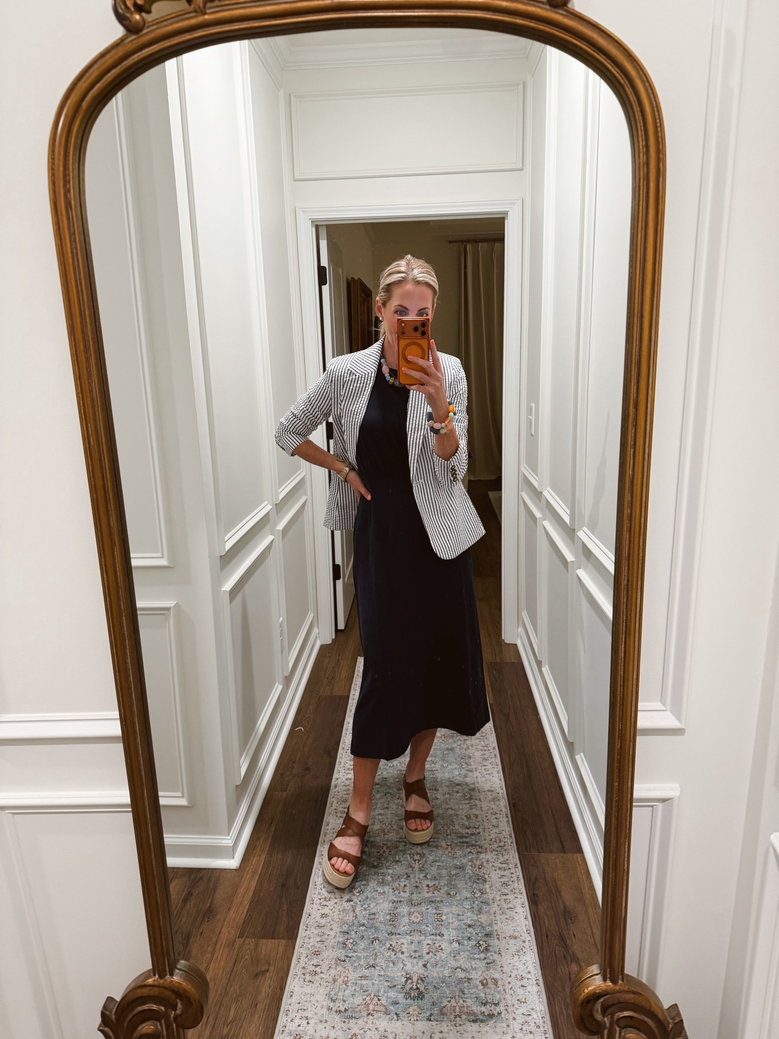 Two easy midi dresses I’m loving for everyday… and they’re both just $16. Simple, comfortable, and so easy to dress up or keep casual. Wearing an XS.

