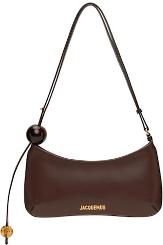 JACQUEMUS - Brown Les Classiques 'The Bisou Perle' Bag | SSENSE