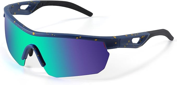 Kids Sunglasses Polarized Baseball Sports Sun Glasses,Lightweight UV400 TR90 Cycling Shades Frame... | Amazon (US)