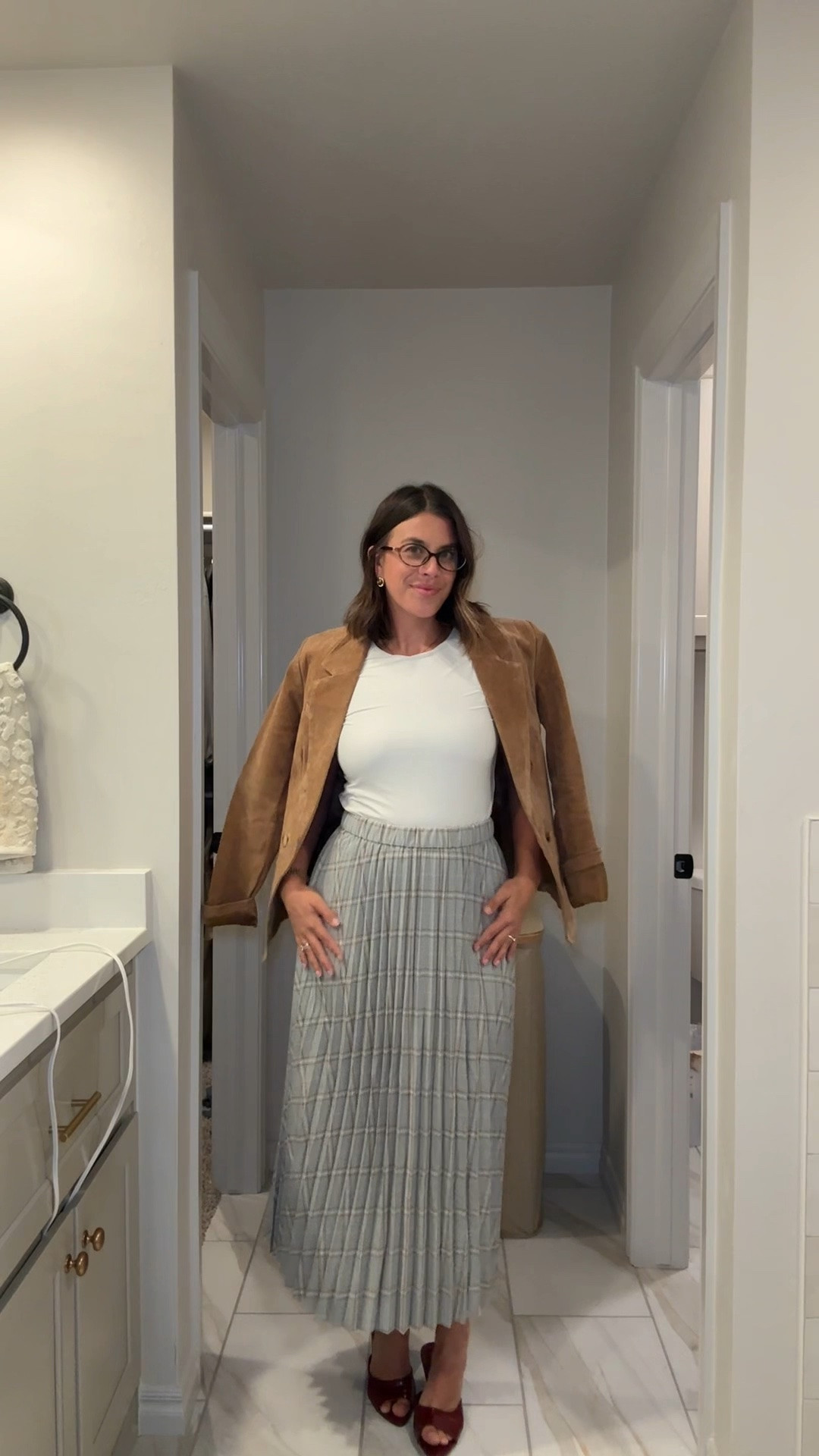 The cutest skirt you need this fall styled two ways and 50% off + 15% off today!

#LTKSeasonal #LTKTall #LTKSaleAlert