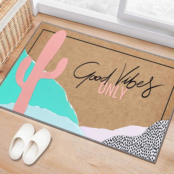 Door Mat,  Good Vibes Only Door Mat, Doormat, Custom Door Mat, New House Gifts, Home Gift, Gift f... | Etsy (US)