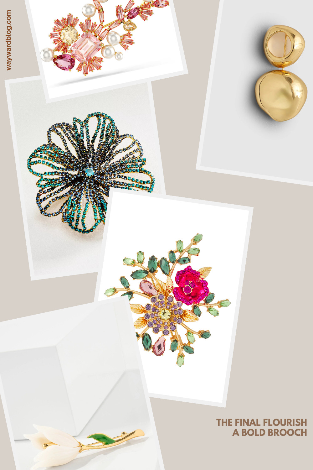 The Final Flourish: A Bold Brooch.

Rounding up some fun shiny and colorful brooches for the season 

 #LTKgrwm #LTKSeasonal
