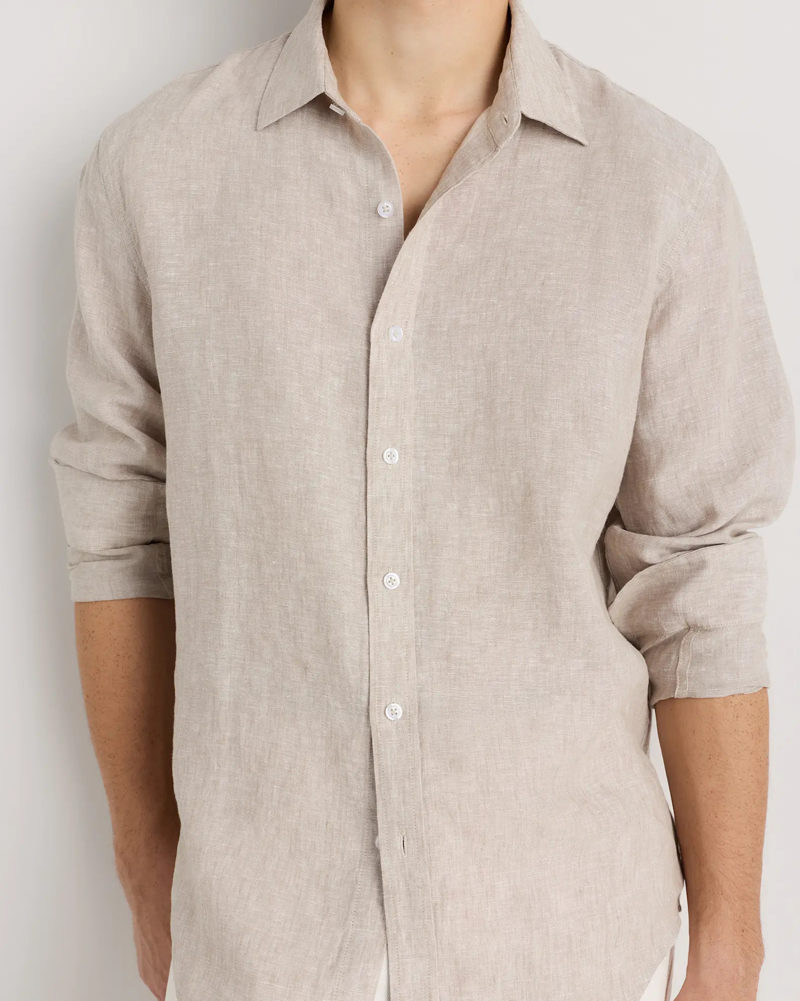 100% European Linen Relaxed Long Sleeve Shirt | Quince