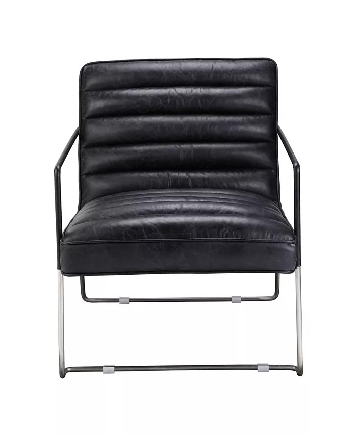 Desmond Club Chair - Black | Macy's