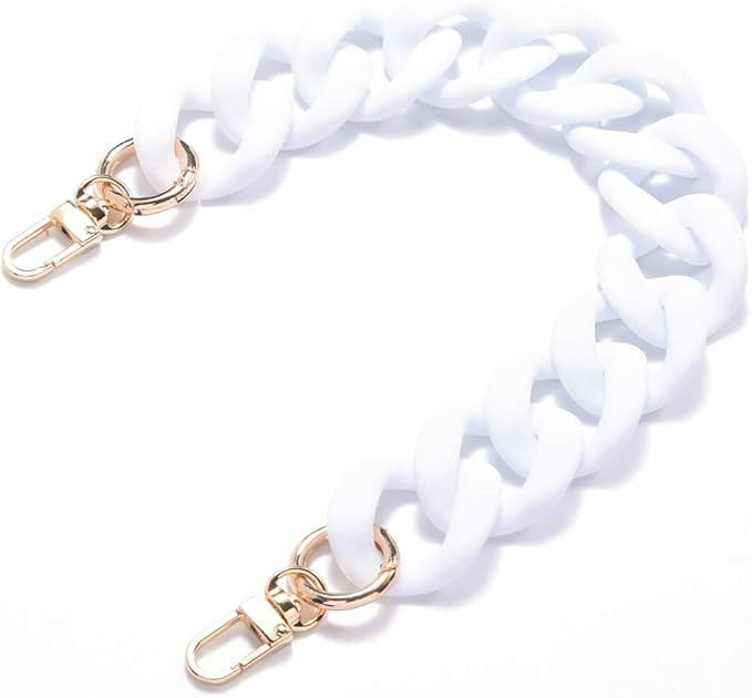 AUMEY Handbag Chain Straps Acrylic Purse Chain Strap Fashionable Replacement Purse Clutches Handl... | Amazon (US)