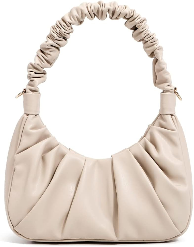 Gxamz Ruched Cloud Shoulder Purse and Dumpling Bag for Women Crossbody Handbag with Removable Sho... | Amazon (US)