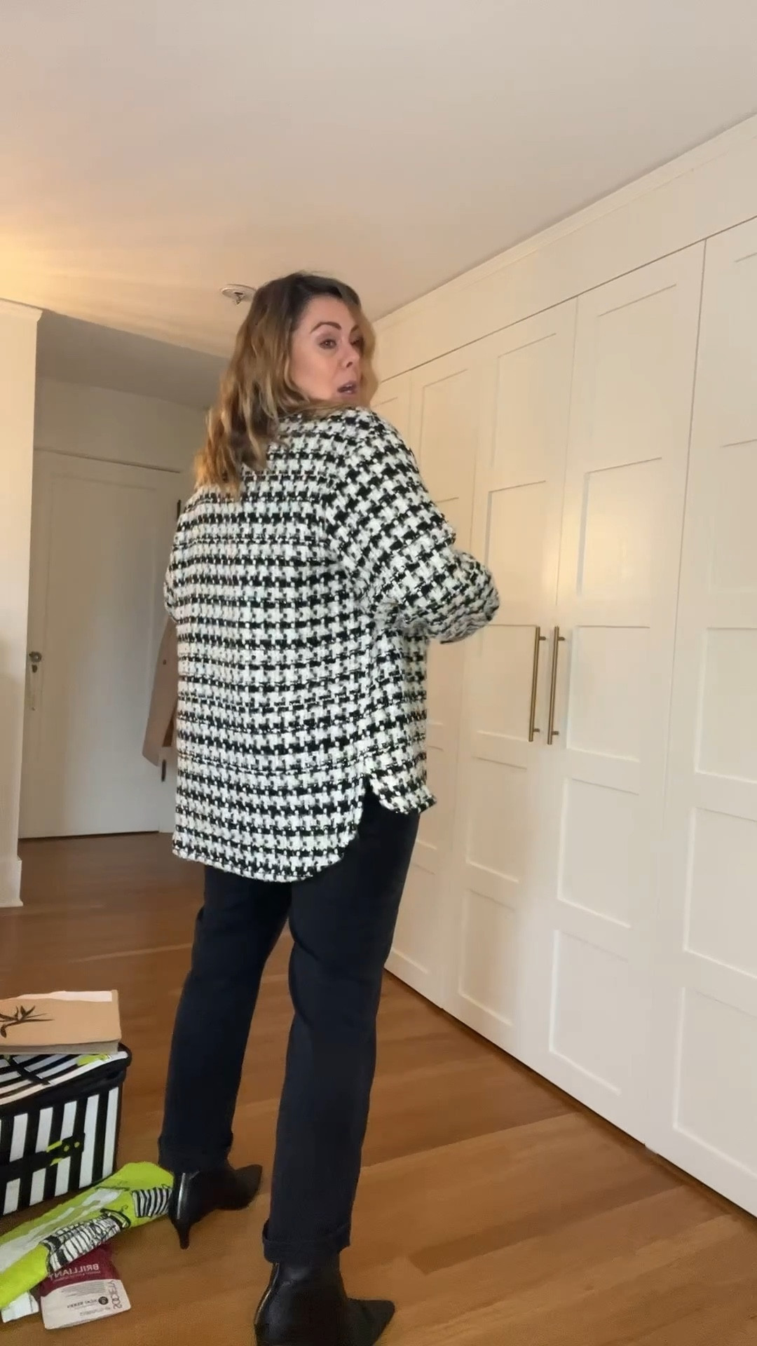 Trying XL blouse and jacket, should I try an Anine Bing sweatshirt or hoodie next? 

#LTKworkwear #LTKmidsize #LTKMostLoved