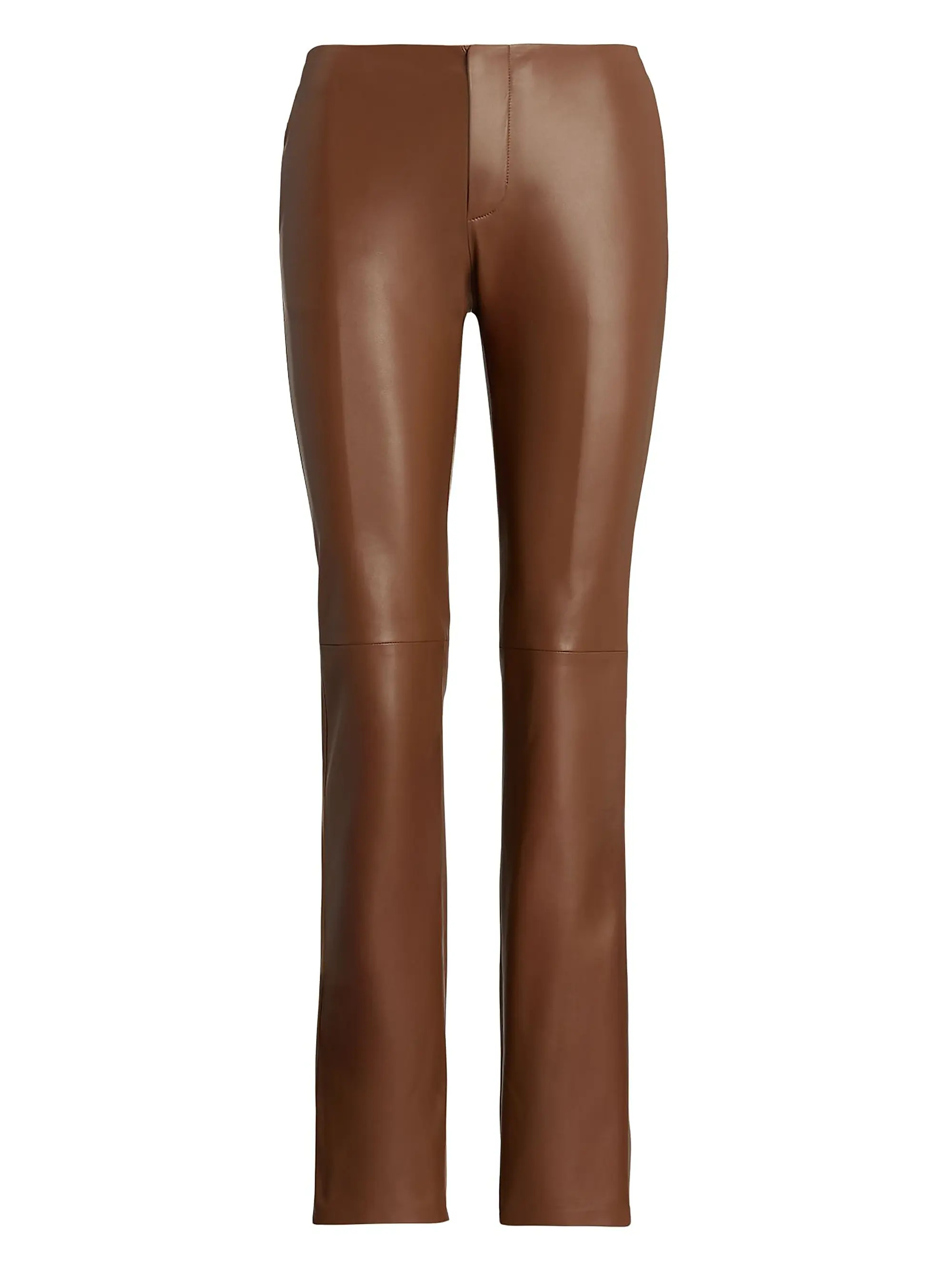 Benjamen Low-Rise Slim-Fit Leather Pants | Saks Fifth Avenue