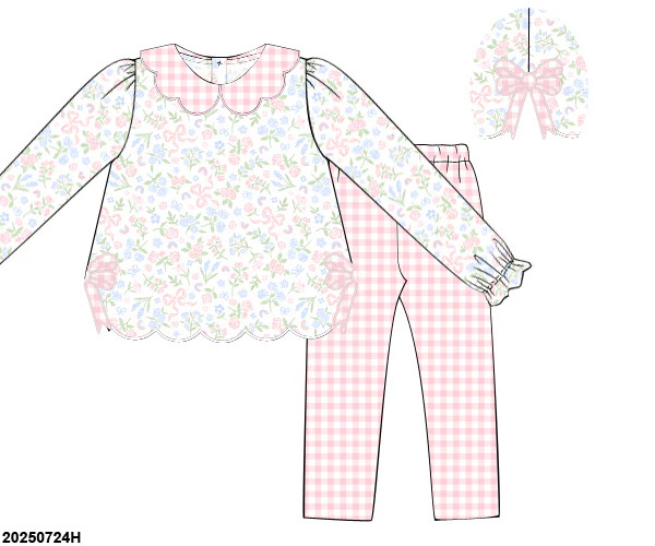 Blooming Bows Legging Set | Tutti Frutti Kids Co