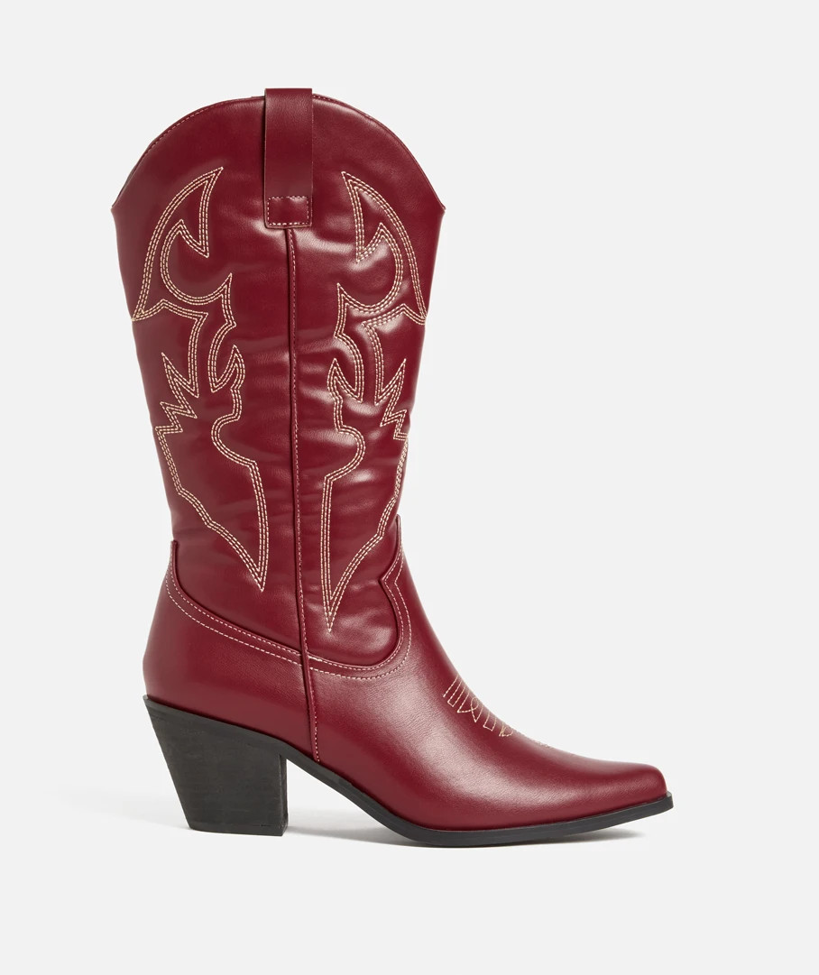 LOVER WESTERN BOOT - CHERRY | Sportsgirl
