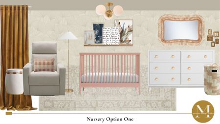 Boho baby girl nursery design.🤍

#LTKbump #LTKbaby #LTKhome