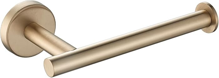 JQK Champagne Bronze Toilet Paper Holder, 5 Inch Tissue Paper Dispenser for Bathroom, 304 Stainle... | Amazon (US)