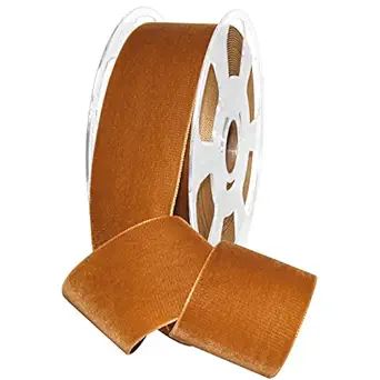 Morex Ribbon Nylon, 2 inches by 11 Yards, Copper, Item 01250/10-447 Nylvalour Velvet Ribbon, 2" x... | Amazon (US)