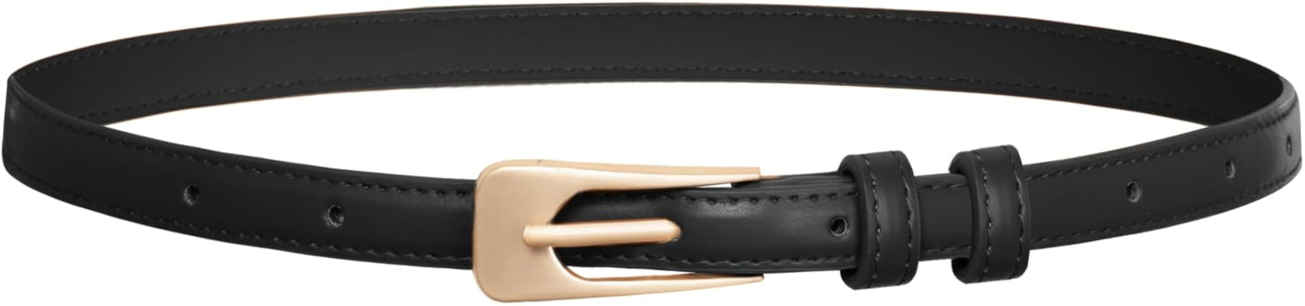 GRACE KARIN Women Leather Belt Skinny Leather Belt Thin Belt for Jeans Dresses Vintage Belt with ... | Amazon (US)