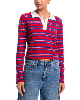 AQUA Striped Rugby Top - Exclusive   | Bloomingdale's AQUA | Bloomingdale's (US)