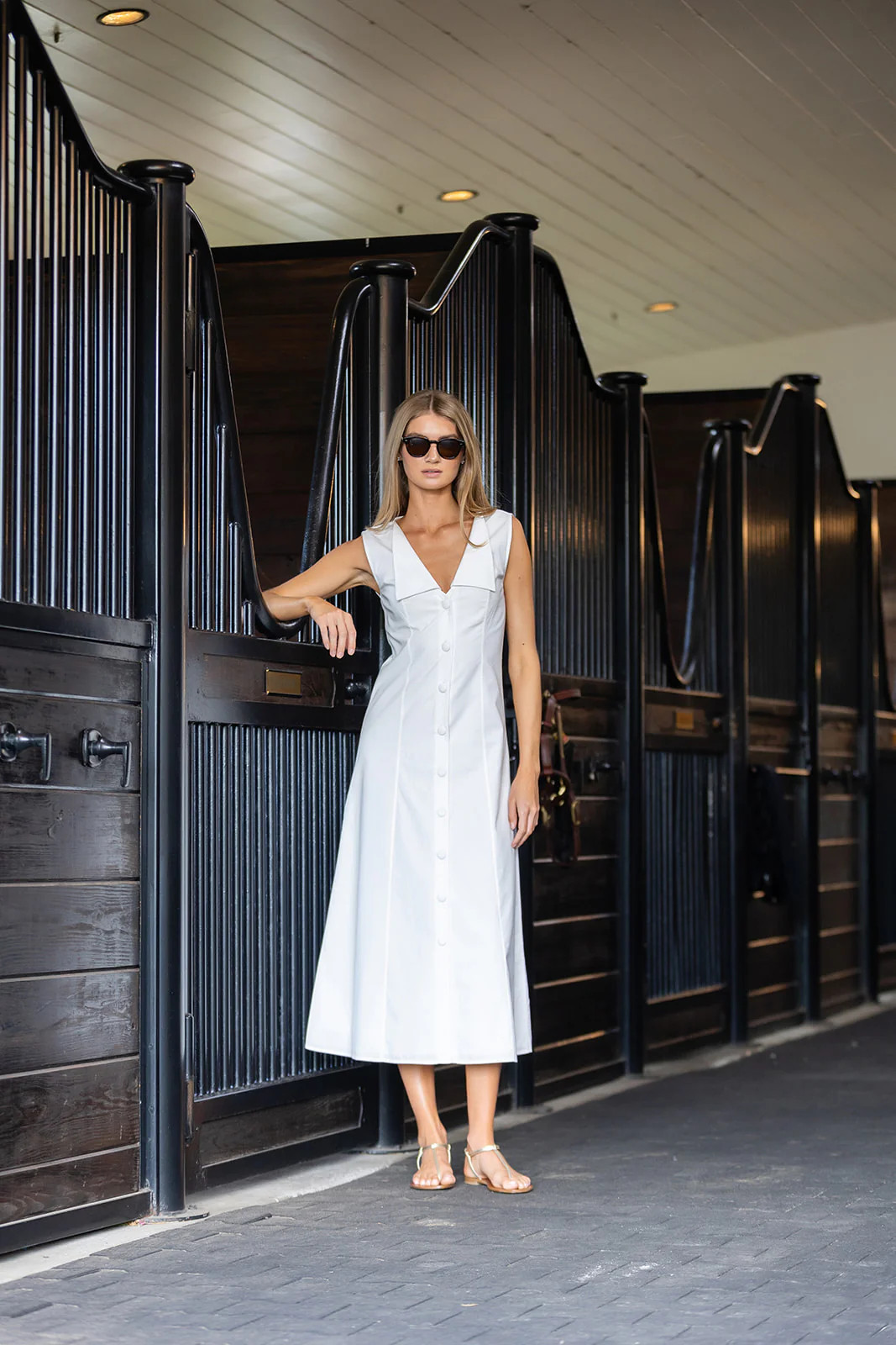 Harper Dress - Blanc | Julia Amory