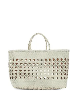 Biscuit woven tote bag | Farfetch Global