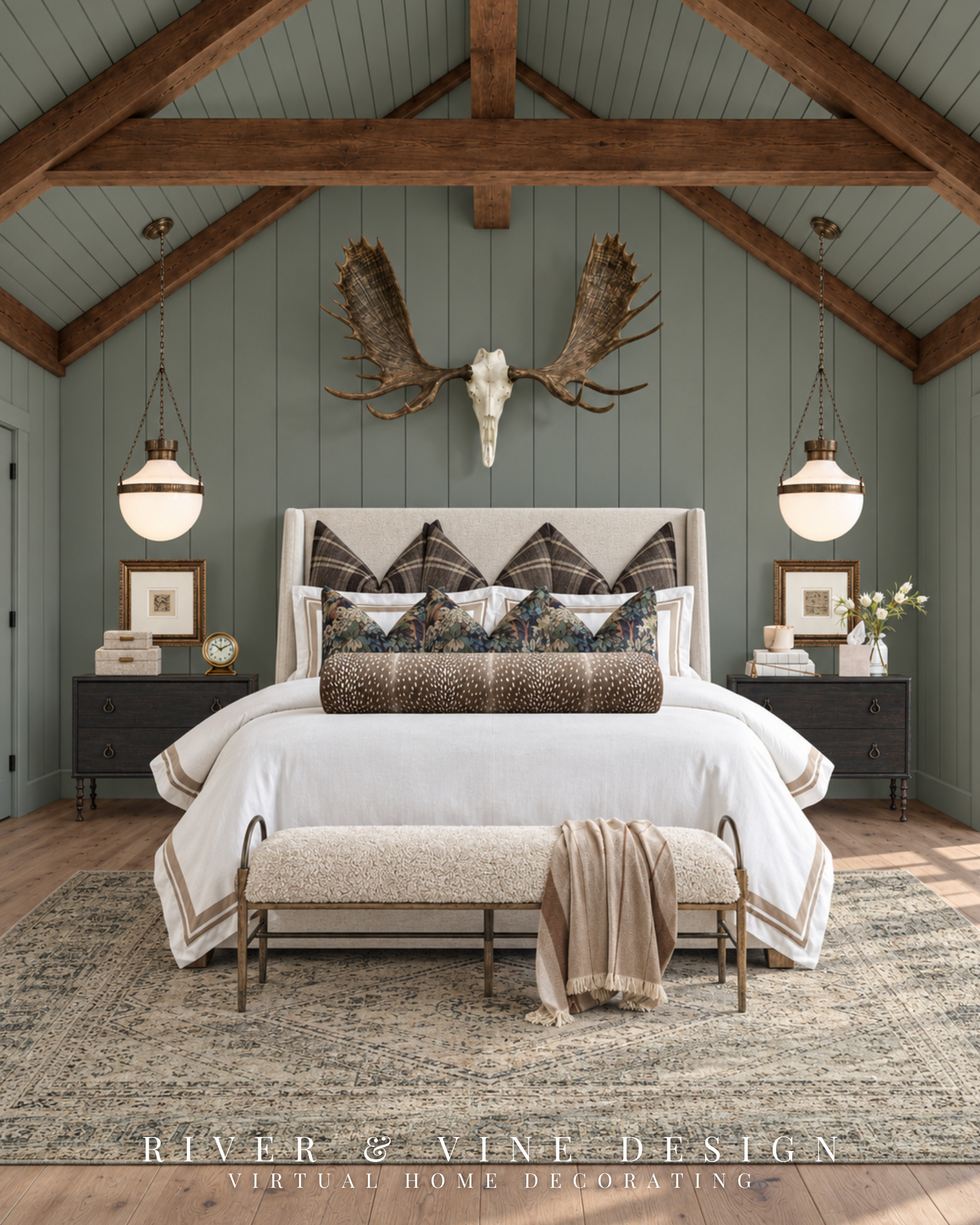 Ever buy pillows you love, then put them together and something feels off?

Check the scale of the patterns. On this bed, the open plaid gives the eye a break from the detailed botanical, while the smaller antelope print adds another layer. Repeating warm brown throughout makes the combination feel collected.

Keep your white bedding and start with this pillow mix—the pieces are below.

layered bedding ideas, mixing pillow patterns, botanical throw pillows, brown plaid pillows, antelope bolster pillow, collected bedroom decor

I may receive a commission from purchases made through my links.
 

 #LTKHome