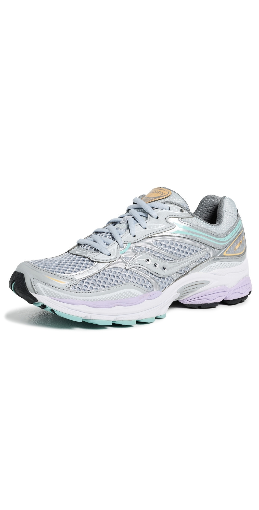 Saucony Progrid Omni 9 Sneakers Grey/Orchid 9.5 | Shopbop