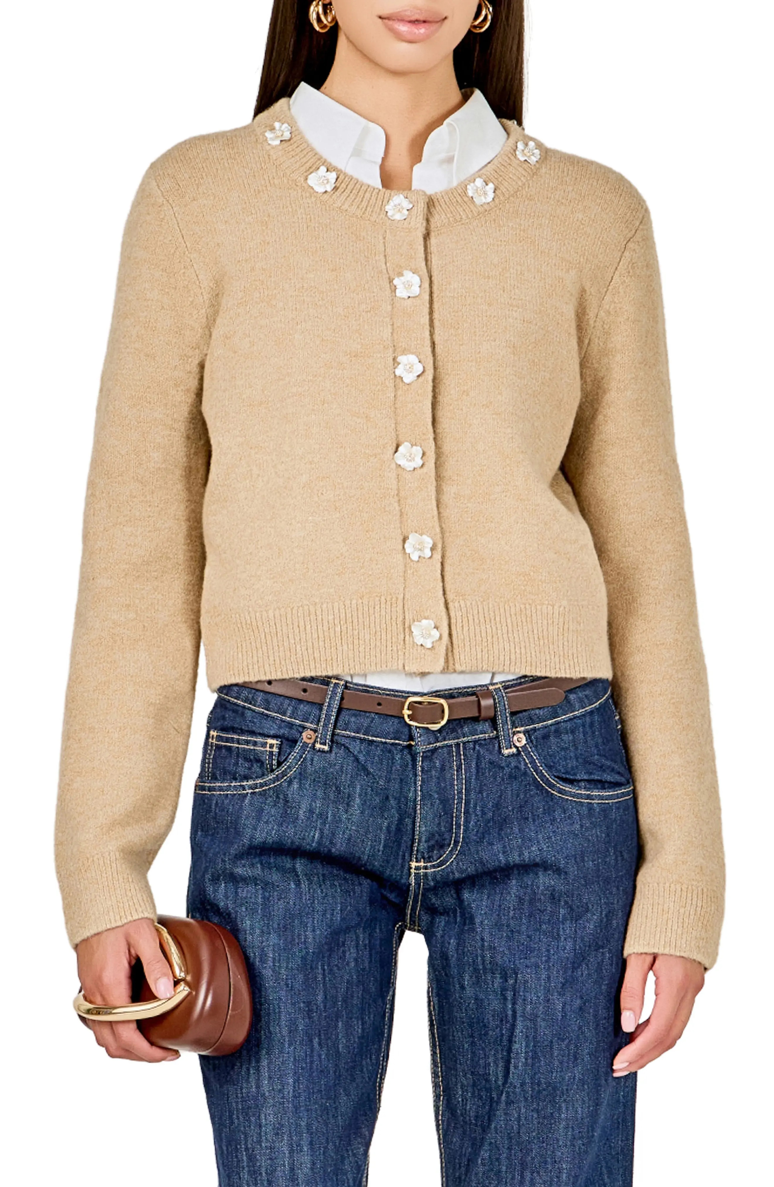 Floral Button Cardigan (Women) | Nordstrom | Nordstrom