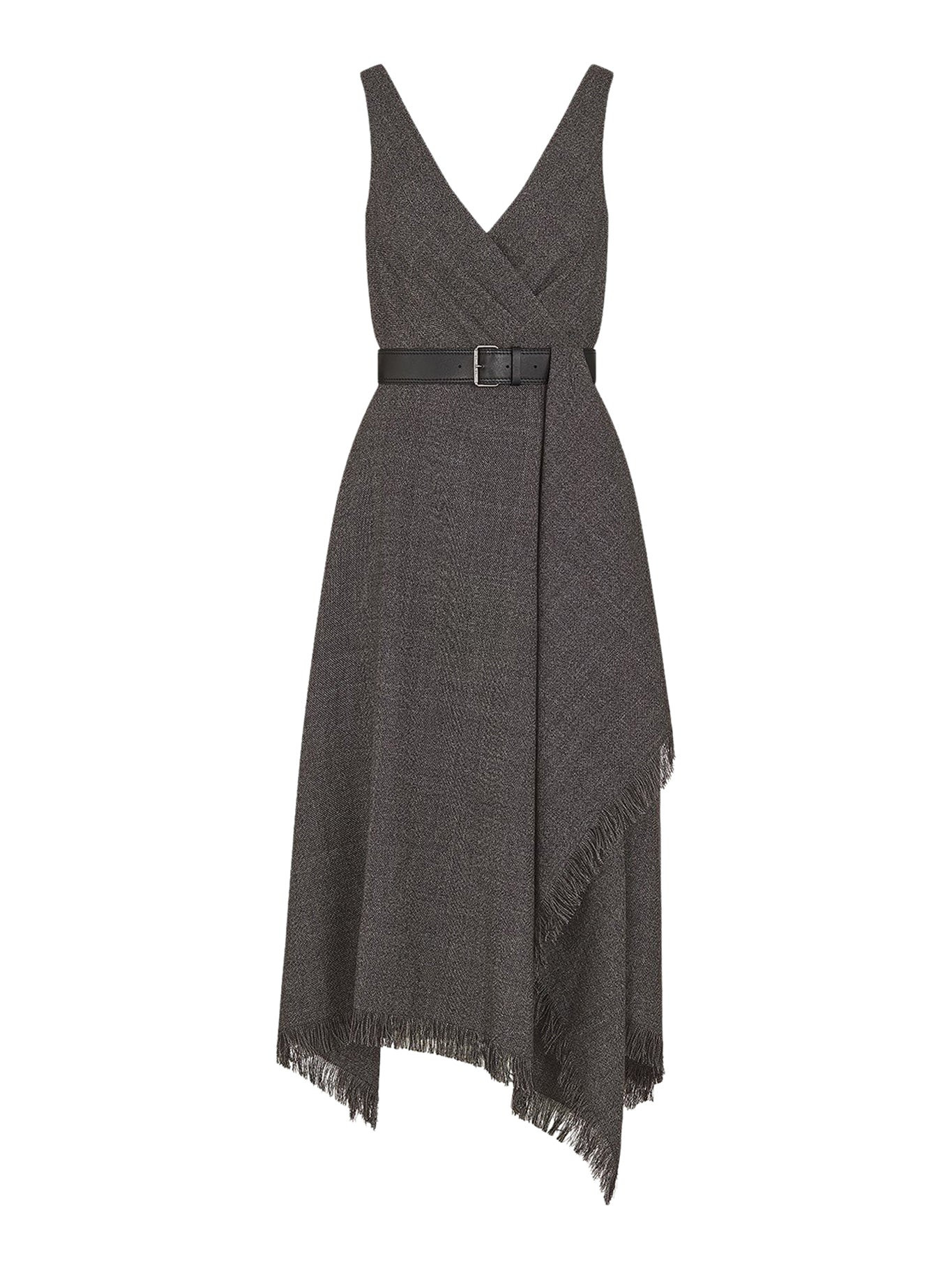 MIDI DRESS WITH DRAPE AND BELT - Christian Dior - Woman | Suitnegozi INT
