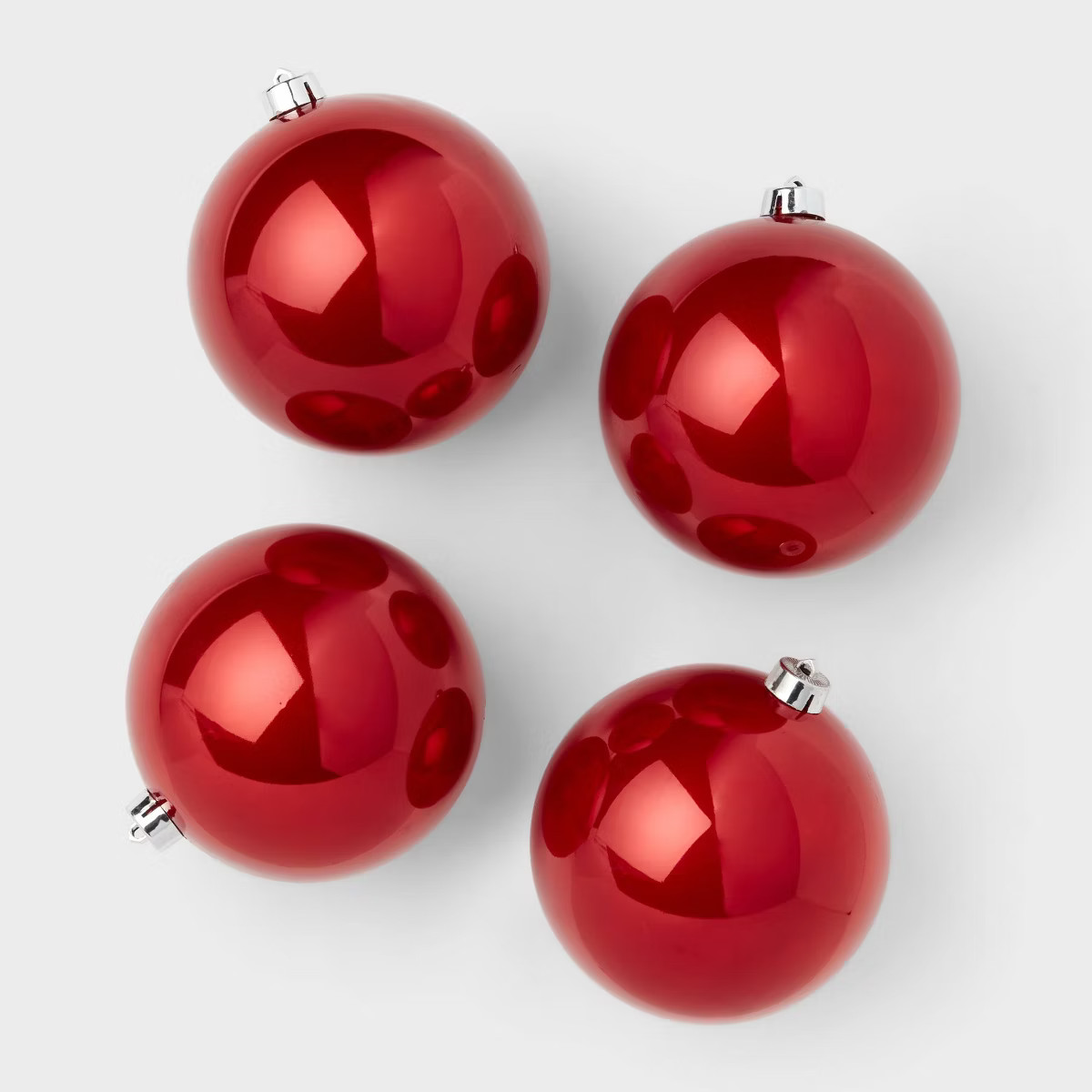 4pc Shatter-Resistant Opal Round Christmas Tree Ornament Set - Wondershop™ | Target