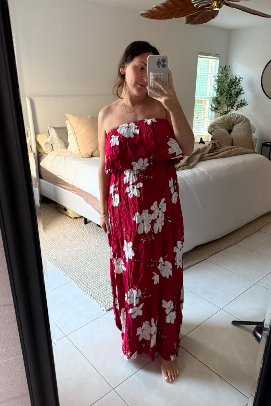 Need to iron but this dress is so comfy & bump friendly! Currently 28 weeks pregnant in this photo and wearing a medium 

#LTKTravel #LTKFindsUnder50 #LTKFallSale
