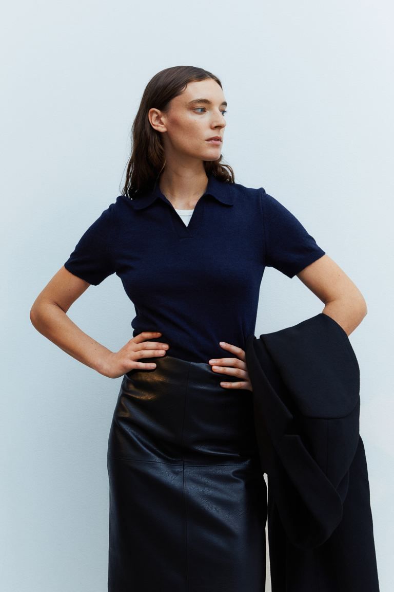 Fine-knit Polo Shirt | H&M (US + CA)