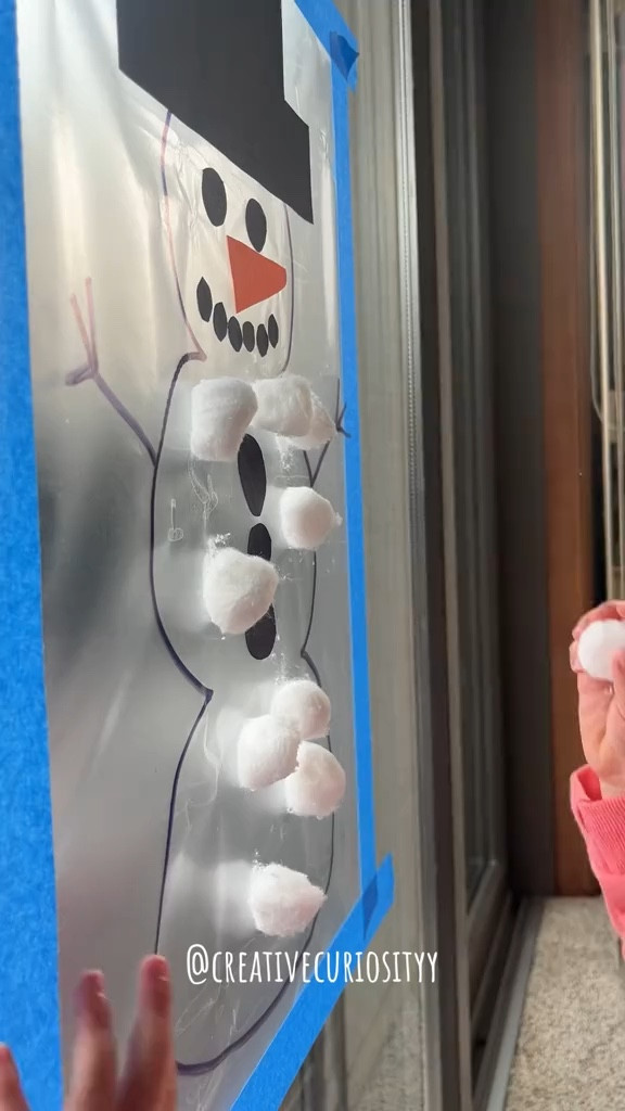 Sticky Snowman Activity

#LTKFamily #LTKSeasonal #LTKKids