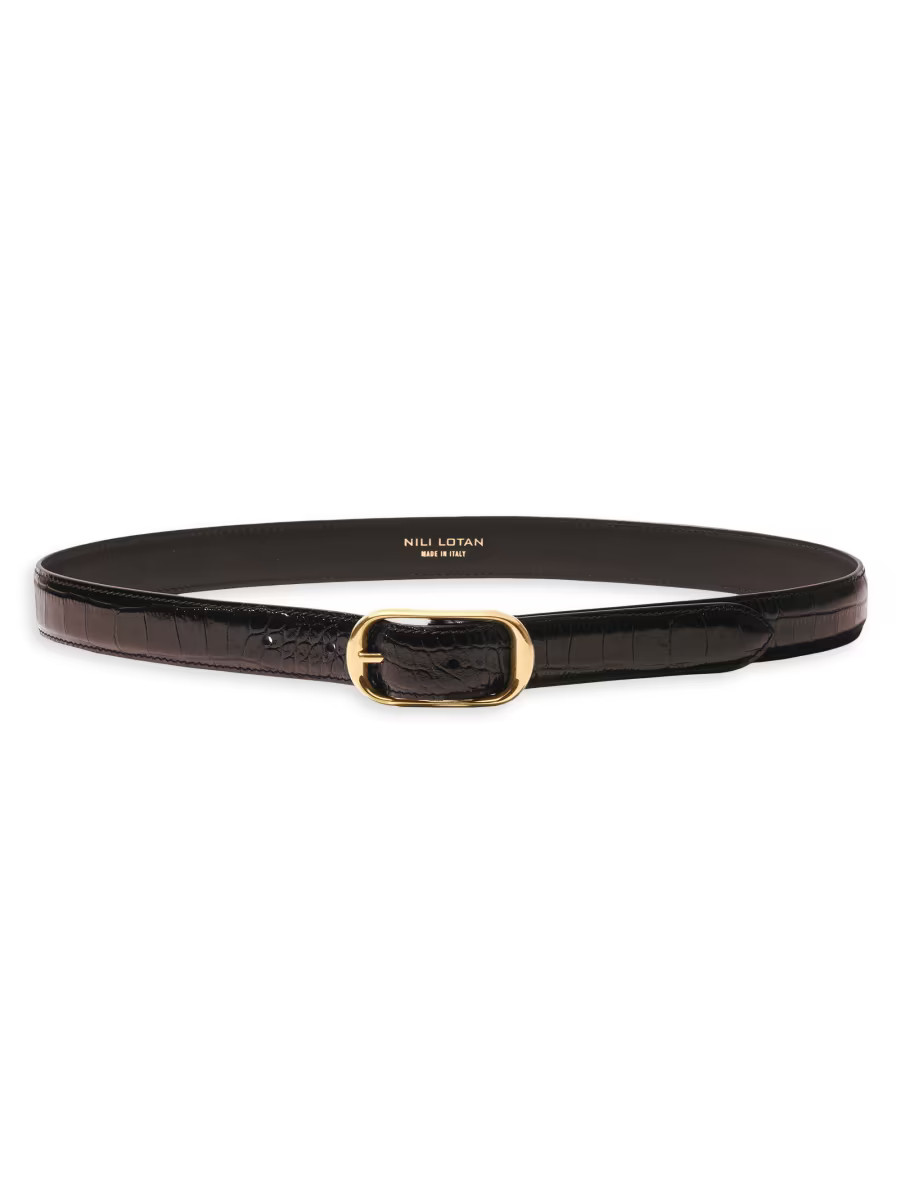Reine Leather Belt | Saks Fifth Avenue