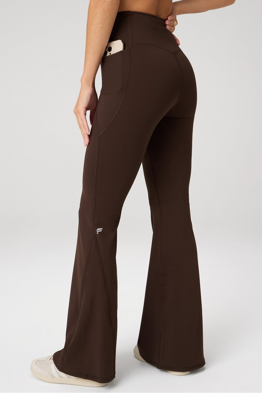 Oasis PureLuxe High-Waisted Crossover Flare | Fabletics