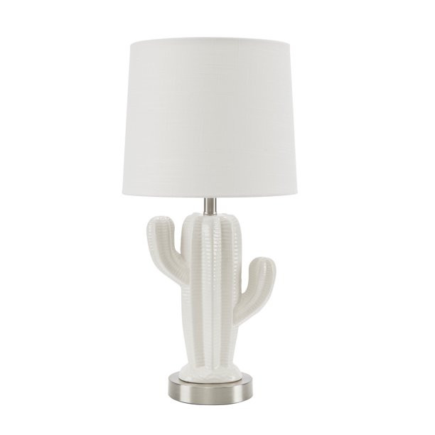 Better Homes & Gardens Cactus Table Lamp, White | Walmart (US)