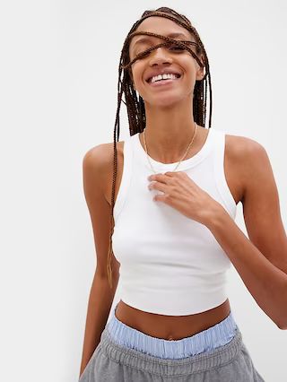 Rib Halter Tank Top | Gap (US)