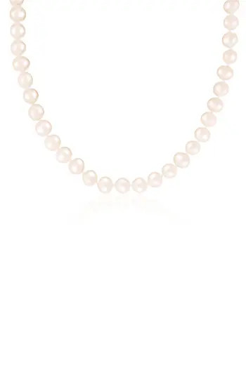 SPLENDID PEARLS 14K Gold & 7-8mm White Cultured Freshwater Pearl Necklace at Nordstrom Rack | Nordstrom Rack