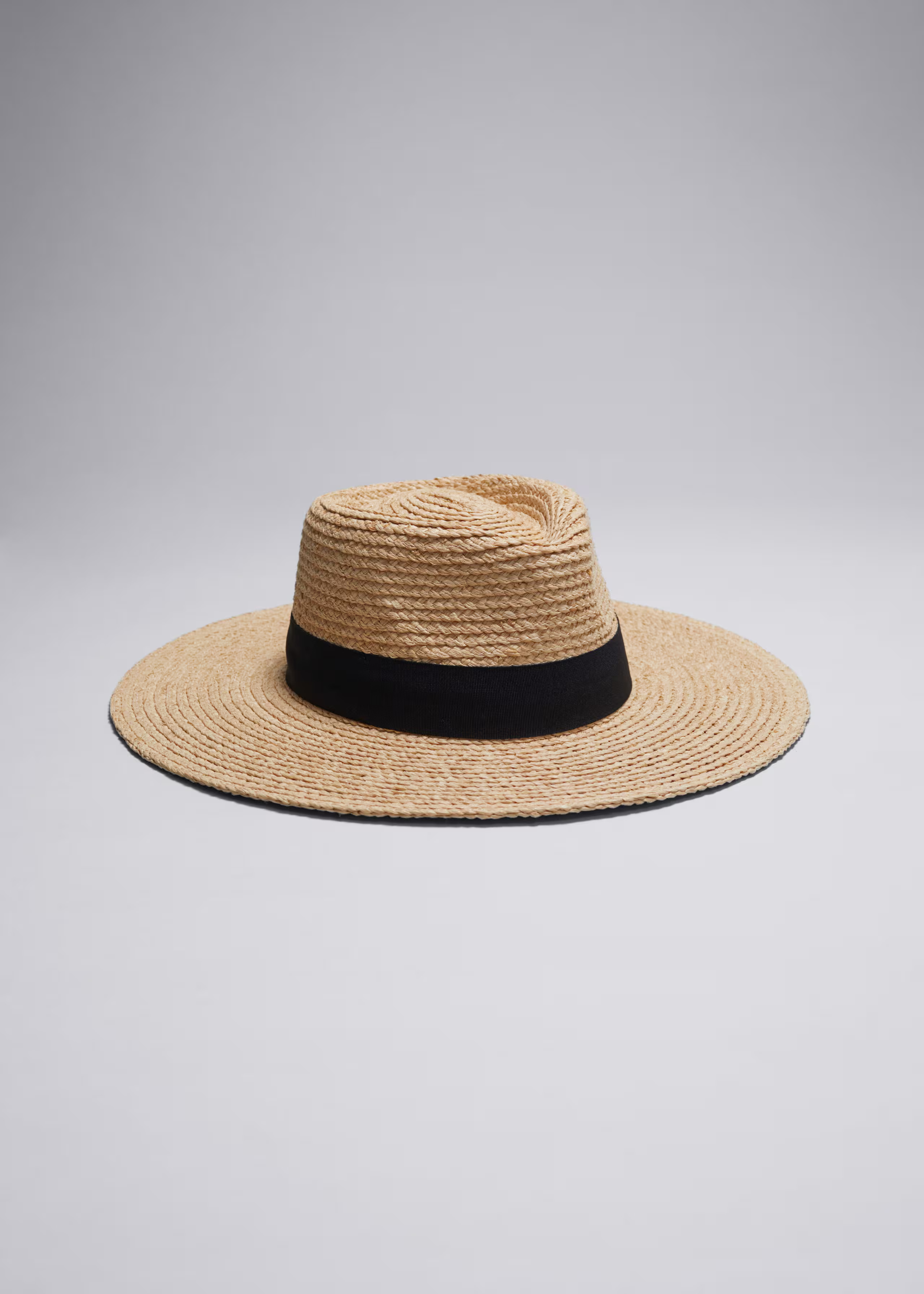 Grosgrain-Trimmed Straw Hat | & Other Stories UK