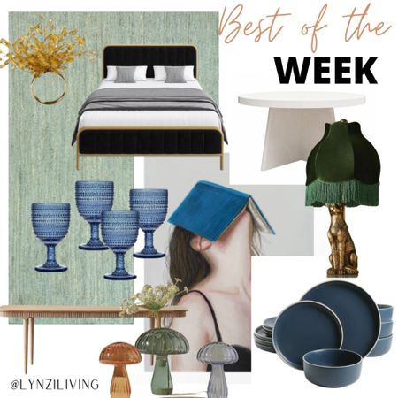 Best of the Week - all of the most clicked items of last week 

Home decor, living room decor, living room furniture, bedroom decor, bedroom furniture, kitchen decor, green jute area rug, gold napkin rings, rugs USA, Wayfair finds, Wayfair favorites, blue goblets, Amazon home, Amazon finds, Amazon favorites, light wood dining table, modern dining table, cb2 finds, shein finds, shein home, shein favorites, mushroom Bud vase, book wall art, Society6 finds, navy blue dinnerware, Walmart finds, Walmart home, Walmart favorites, green table lamp, leopard table lamp, Anthropologie finds, anthroliving, white coffee table, black and gold bed frame 

#LTKunder50 #LTKhome #LTKFind