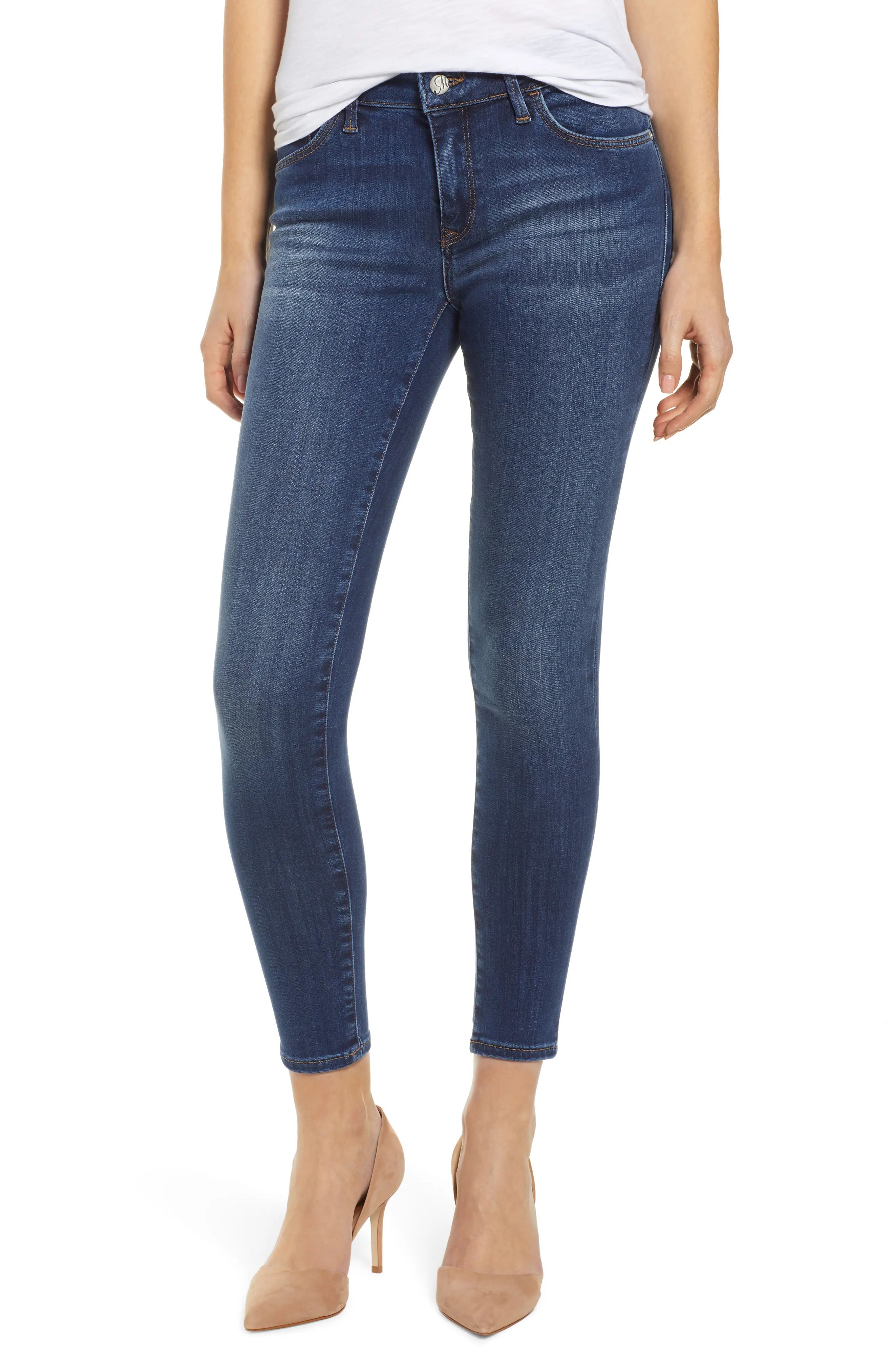 Women's Mavi Jeans Adriana Skinny Jeans, Size 30 28 - Blue | Nordstrom