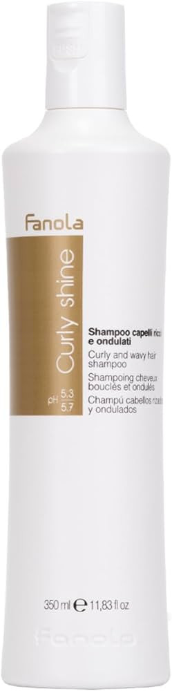 Fanola Curly and Wavy Shampoo, Gentle Cleansing Shampoo to Restore Elasticity and Hydration for C... | Amazon (UK)