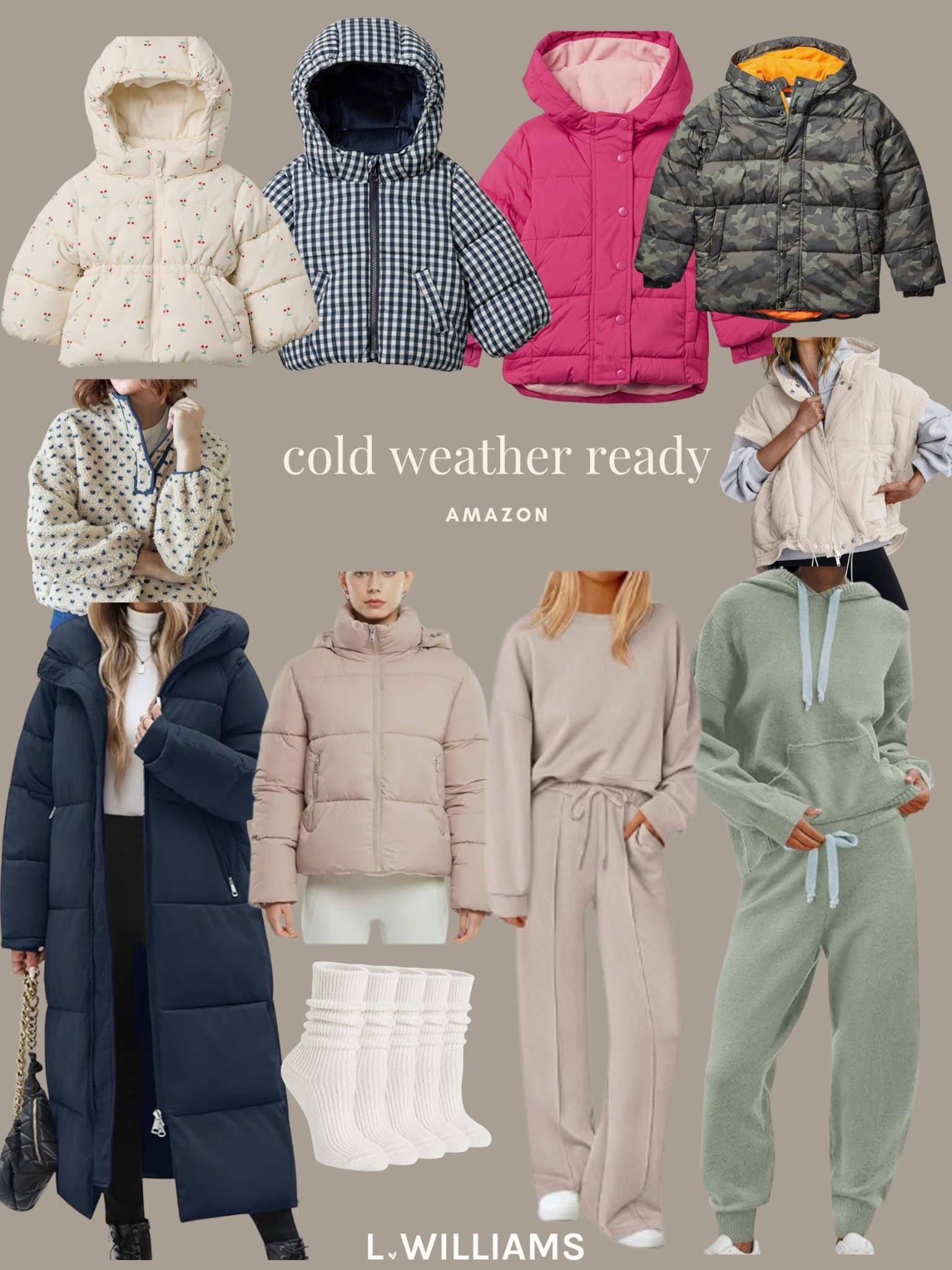 Cold weather is on the move! Grab these cozy and cute items! 