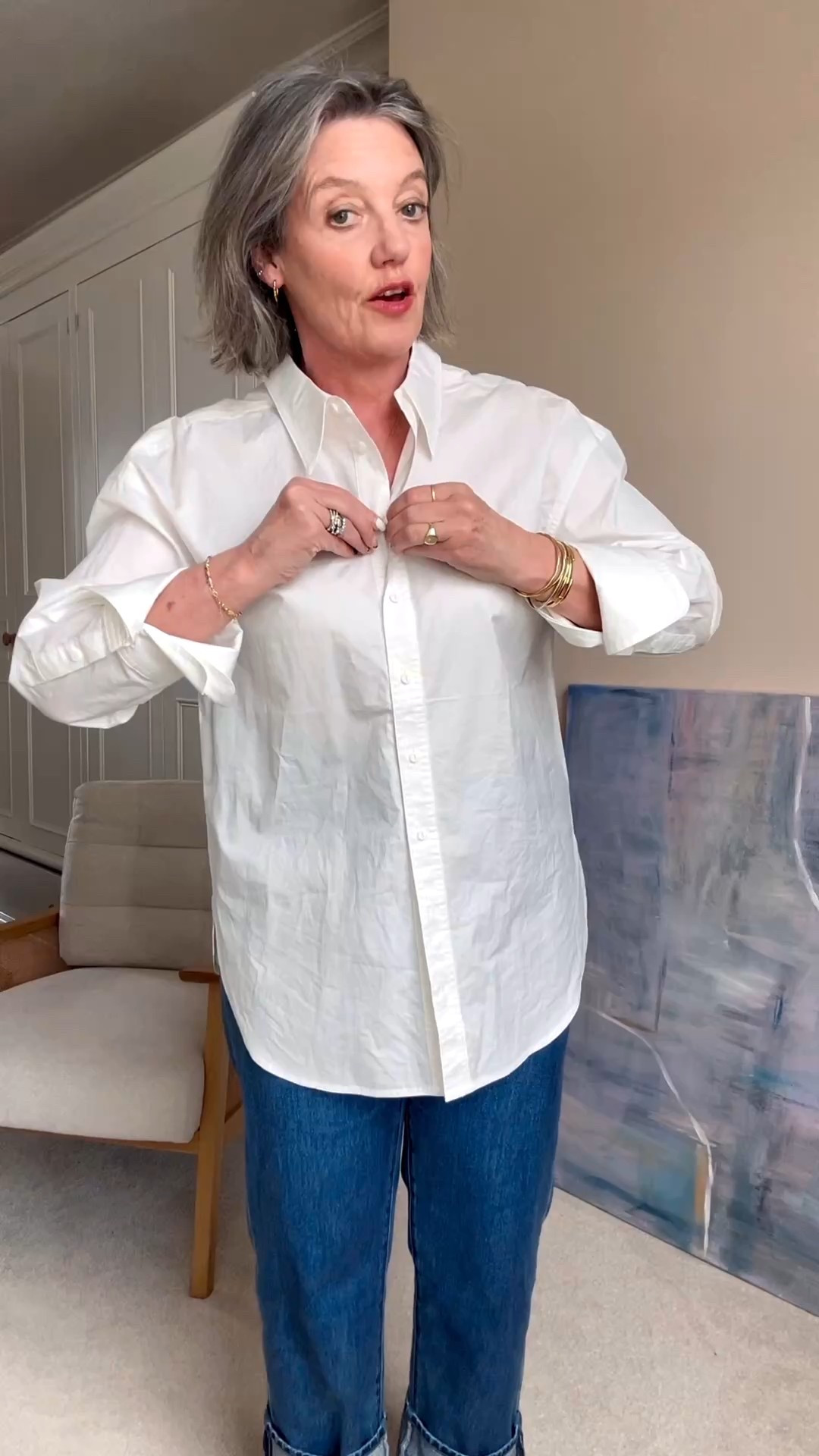 7 Days of Spring Outfits Day 2
The classic white shirt/jean/loafer combo is a staple. Adding a khaki jacket and pop of colour ❤️ 
Everything is past season, similar linked. 


Spring outfits 
White shirt
Loafers 
Suede loafers

#LTKstyletip #LTKover50style #LTKspring