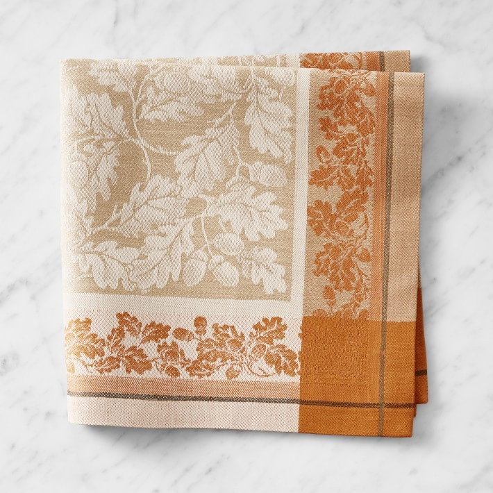 Acorn Harvest Jacquard Napkins | Williams-Sonoma