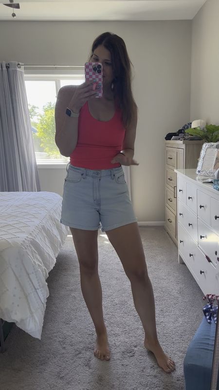 The 5 inch dad shorts from Abercrombie are the perfect trendy modest short! Wearing a 31. They are on sale and another 15% off with code DRESSFESR

#LTKVideo #LTKSeasonal #LTKSaleAlert