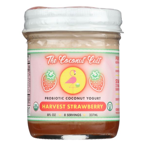 The Coconut Cult Harvest Strawberry Multi-serve Probiotic Coconut Yogurt | Instacart