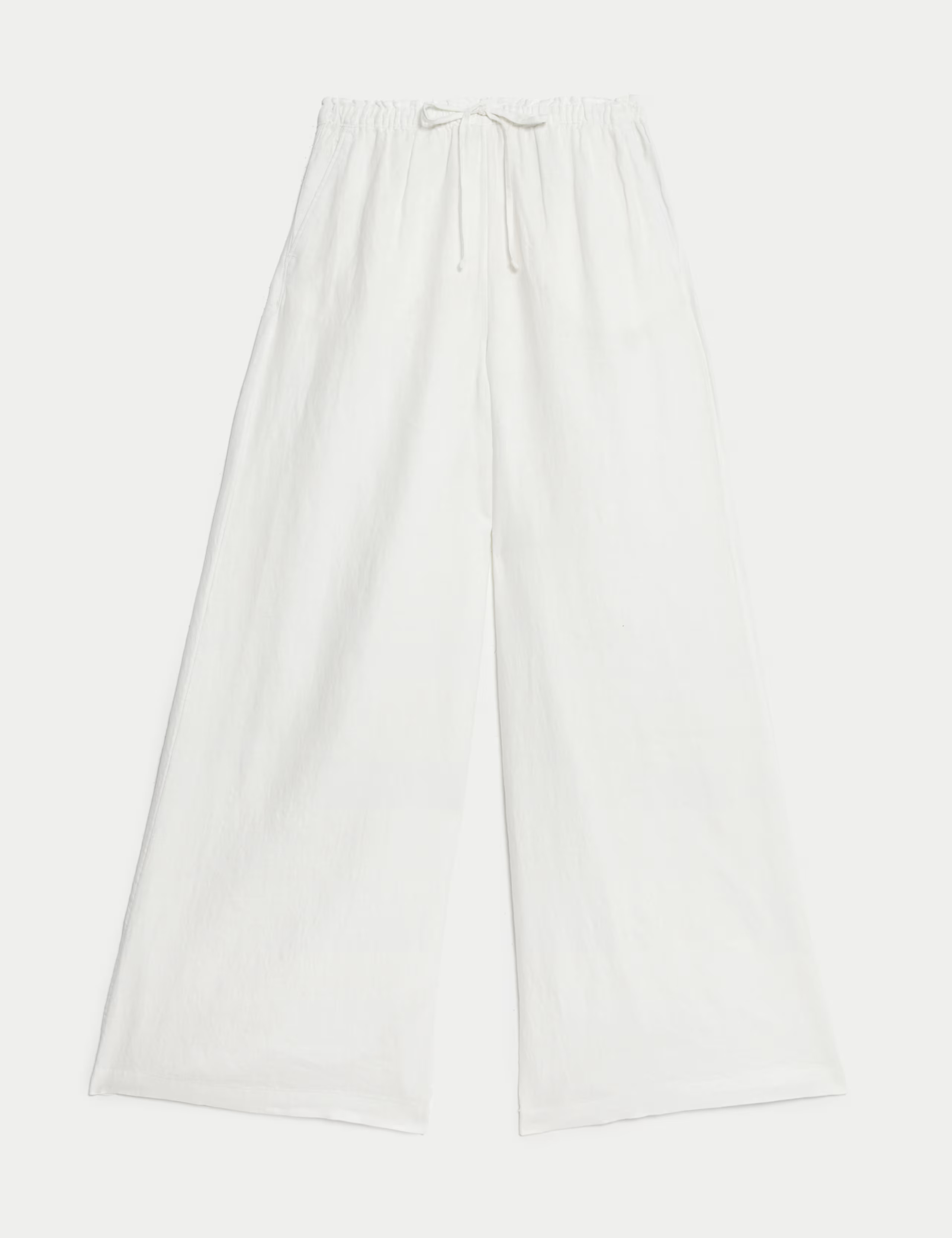 Pure Linen Palazzo Trousers | Marks & Spencer (UK)