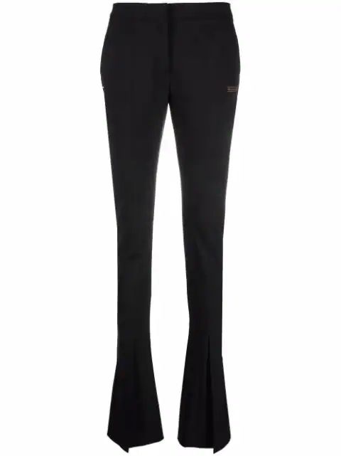 ankle-slit tailored trousers | Farfetch (US)